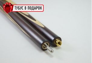 Бильярдный кий ручной работы Классик 2+2 венге, длинный запил купить в интернет-магазине БильярдМастер Украина