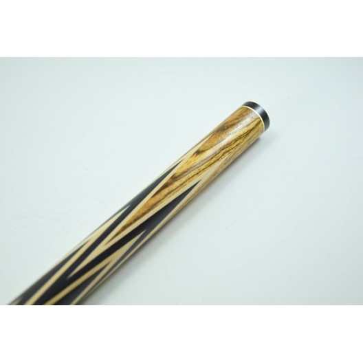 Бильярдный кий ручной работы Корона-4 бокоте, черный граб купить в интернет-магазине БильярдМастер Украина