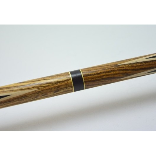 Бильярдный кий ручной работы Корона-4 бокоте, черный граб купить в интернет-магазине БильярдМастер Украина