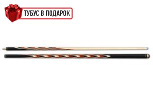 Бильярдный кий ручной работы Классик 6+12 черный граб, паддук, трехцветный купить в интернет-магазине БильярдМастер Украина