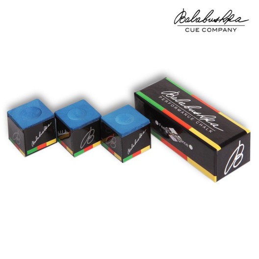 Бильярдный мел Balabushka синий купить в интернет-магазине БильярдМастер Украина