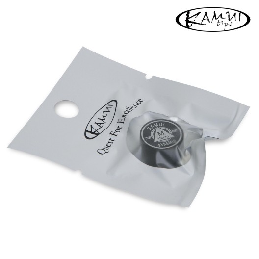 Наклейка для кия Kamui Pyramid Black M 13 мм купить в интернет-магазине БильярдМастер Украина