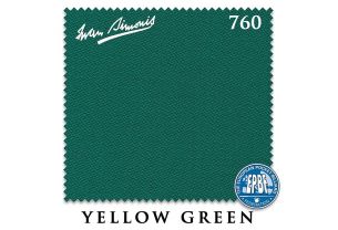 Сукно для бильярда Iwan Simonis 760 Yellow Green 195 см. купить в интернет-магазине БильярдМастер Украина