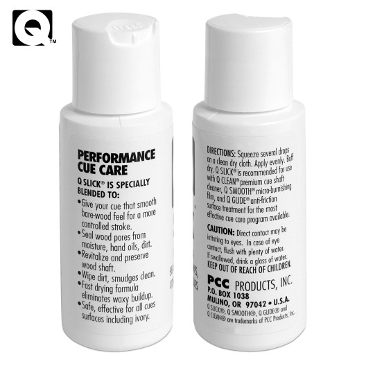 Средство для чистки и защиты кия Q-Slick купить в интернет-магазине БильярдМастер Украина