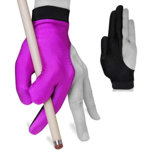 Бильярдная перчатка Skiba фиолетовая купить в интернет-магазине БильярдМастер Украина