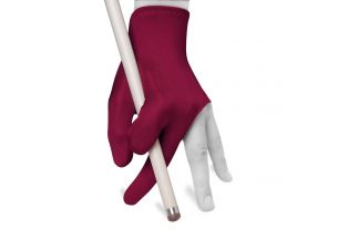 Бильярдная перчатка Classic бордовая купить в интернет-магазине БильярдМастер Украина