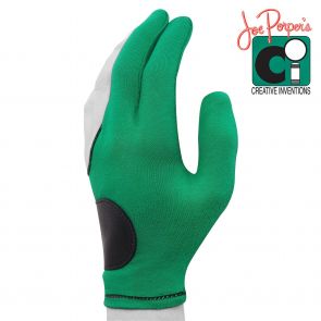 Бильярдная перчатка Joe Porper's зеленая с кожаной вставкой купить в интернет-магазине БильярдМастер Украина