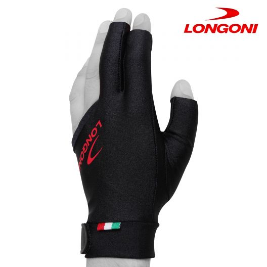 Бильярдная перчатка Longoni Black Fire купить в интернет-магазине БильярдМастер Украина