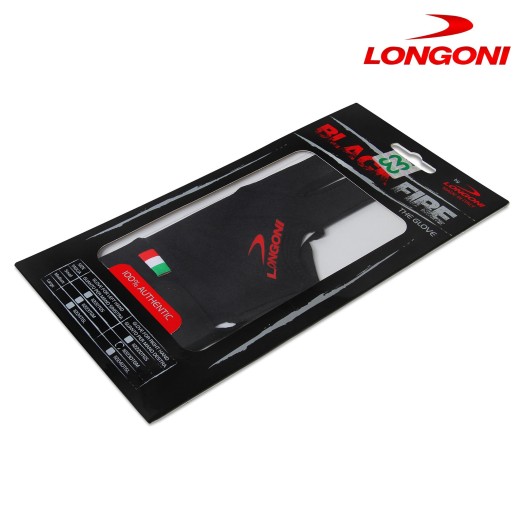 Бильярдная перчатка Longoni Black Fire купить в интернет-магазине БильярдМастер Украина