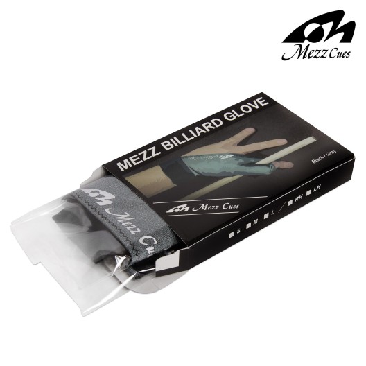 Бильярдная перчатка Mezz MGL серая купить в интернет-магазине БильярдМастер Украина