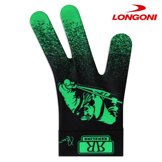 Бильярдная перчатка Renzline Player зеленая купить в интернет-магазине БильярдМастер Украина