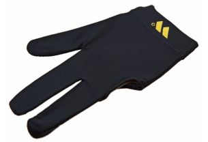Бильярдная перчатка WB черная с защитой от скольжения купить в интернет-магазине БильярдМастер Украина