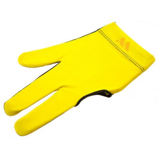 Бильярдная перчатка WB желтая с защитой от скольжения купить в интернет-магазине БильярдМастер Украина