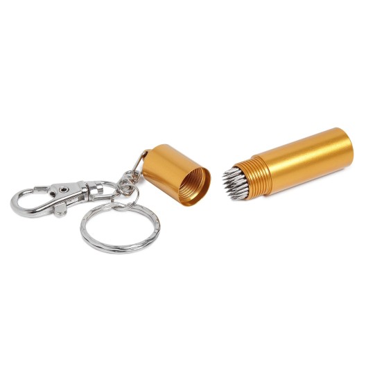 Брелок с перфоратором для наклейки Tip-Pik Gold купить в интернет-магазине БильярдМастер Украина