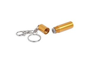 Брелок с перфоратором для наклейки Tip-Pik Gold купить в интернет-магазине БильярдМастер Украина