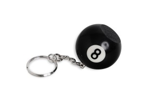 Брелок с шейпером для наклейки Шар №8, 35 мм. купить в интернет-магазине БильярдМастер Украина