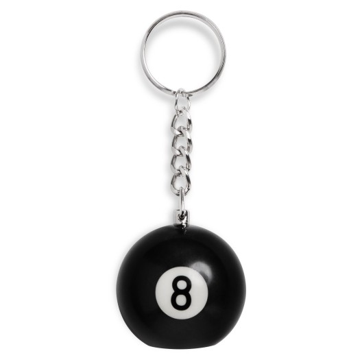 Брелок с шейпером для наклейки Шар №8, 35 мм. купить в интернет-магазине БильярдМастер Украина