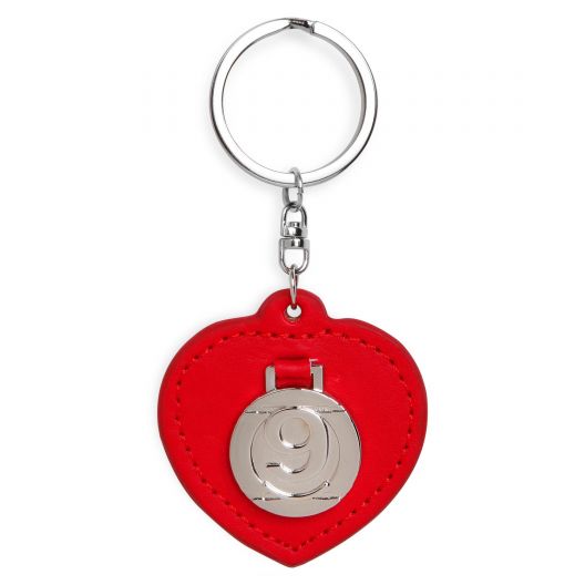 Бильярдный брелок для ключей Heart №9  купить в интернет-магазине БильярдМастер Украина