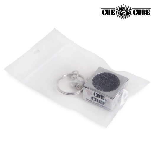 Брелок с шейпером для наклейки Cue Cube Silver купить в интернет-магазине БильярдМастер Украина
