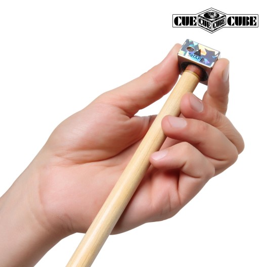 Брелок с шейпером для наклейки Cue Cube Silver купить в интернет-магазине БильярдМастер Украина