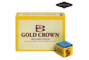 Бильярдный мел Gold Crown синий купить в интернет-магазине БильярдМастер Украина