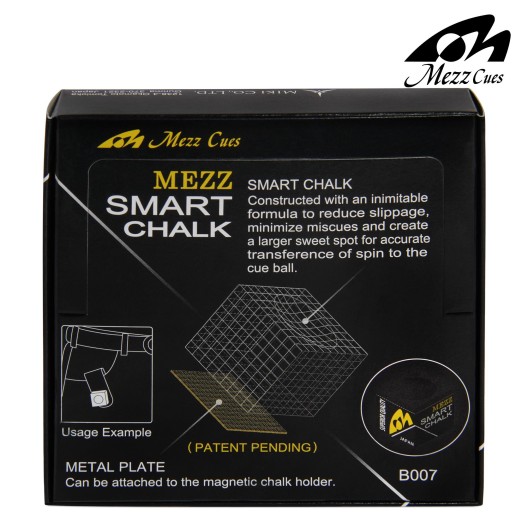 Бильярдный мел Mezz Smart Chalk Blue купить в интернет-магазине БильярдМастер Украина