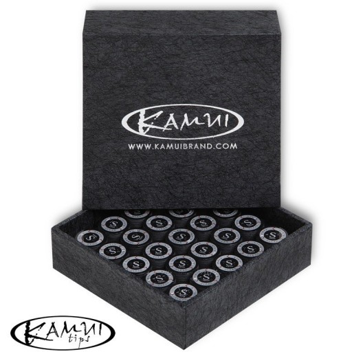 Наклейка для кия Kamui Clear Black S 13 мм купить в интернет-магазине БильярдМастер Украина