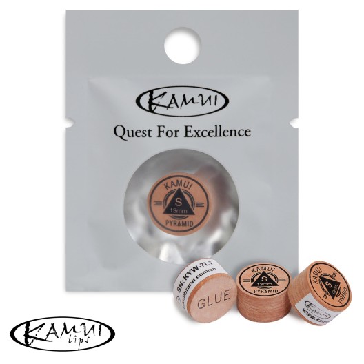 Наклейка для кия Kamui Pyramid Original S 13 мм купить в интернет-магазине БильярдМастер Украина