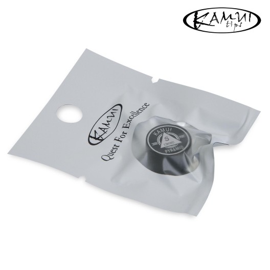 Наклейка для кия Kamui Pyramid Black S 13 мм купить в интернет-магазине БильярдМастер Украина