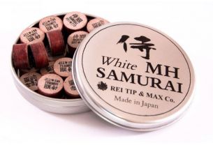 Наклейка для кия Samurai White MH 14 мм купить в интернет-магазине БильярдМастер Украина
