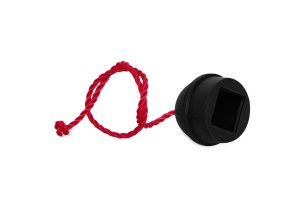 Держатель для мела резиновый на шнурке черный купить в интернет-магазине БильярдМастер Украина