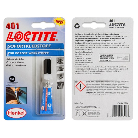 Клей для бильярдных наклеек Loctite 401 купить в интернет-магазине БильярдМастер Украина