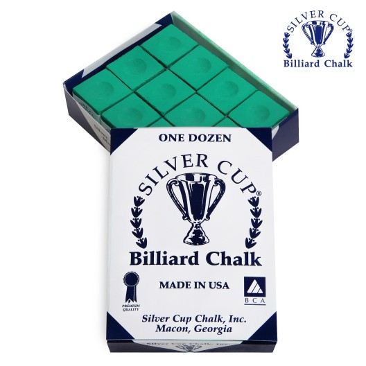 Бильярдный мел Silver Cup Tournament Green купить в интернет-магазине БильярдМастер Украина