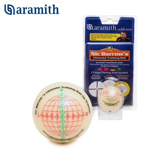 Тренировочный шар Snooker Aramith Nic Barrow's Ultimate ø52,4 мм. купить в интернет-магазине БильярдМастер Украина