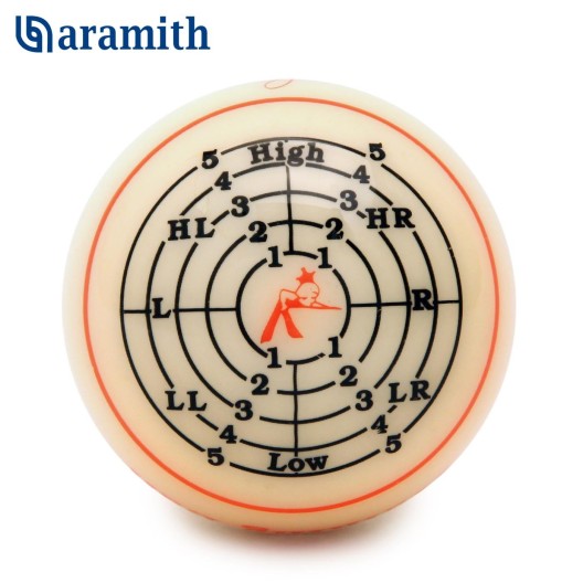 Тренировочный шар Aramith Jim Rempe Pool ø57,2 мм. купить в интернет-магазине БильярдМастер Украина