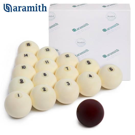 Шары для русского бильярда Aramith Standard ø68 мм., красный биток купить в интернет-магазине БильярдМастер Украина