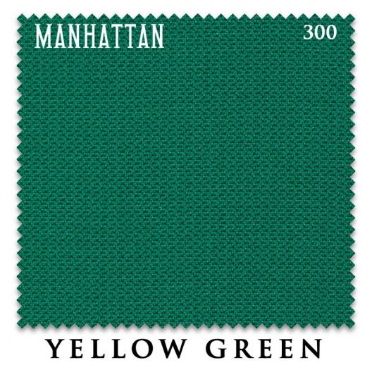 Сукно для бильярда Manhattan 300 Yellow Green 195 см.