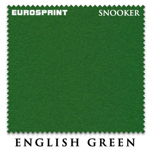 Сукно для бильярда Eurosprint Snooker English-Green 190 см.