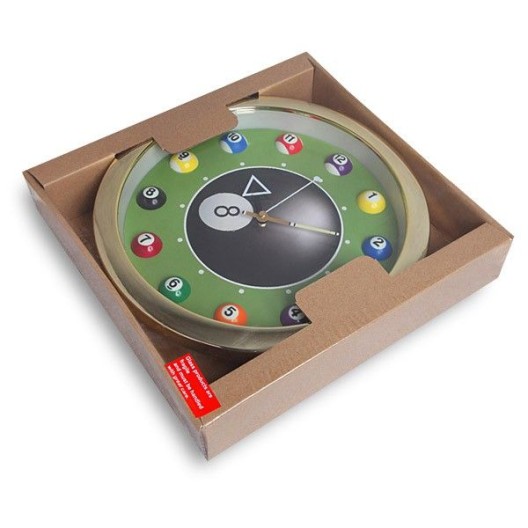 Часы для бильярда Pool Balls Gold ø29,5 см.