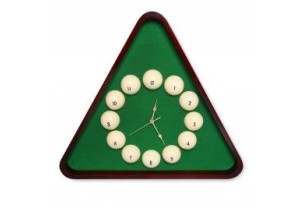 Часы для бильярда Triangle Pyramid Balls 50X57 см.