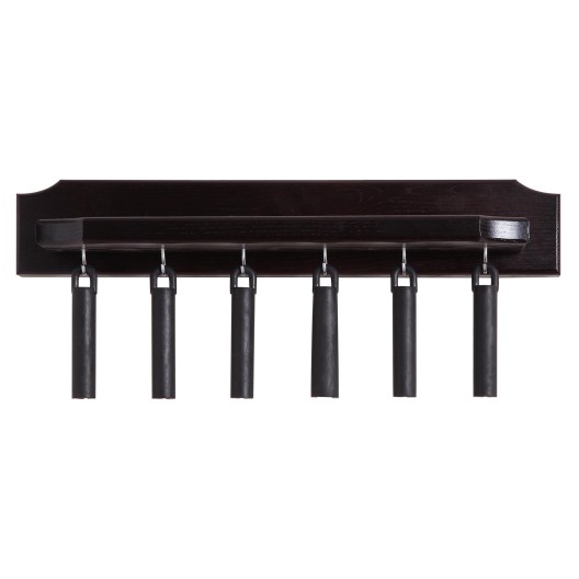 Киёвница для киёв настенная Venera для 6 киёв тёмно-коричневая