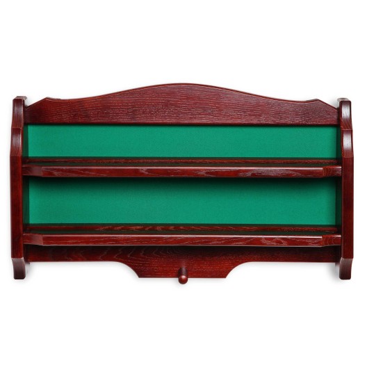 Полка для бильярдных шаров и треугольника настенная Venezia махагон