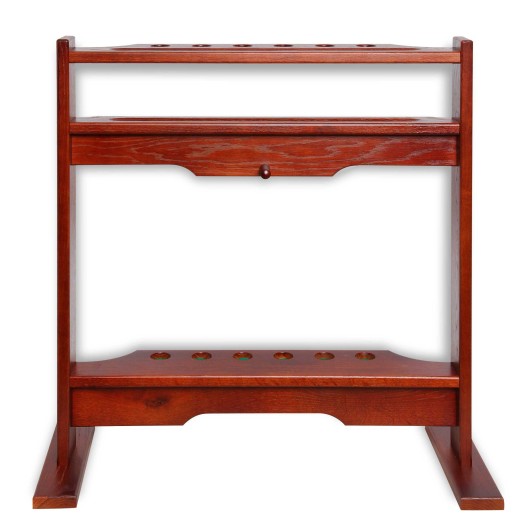 Киёвница напольная Chester для 6 киёв коричневая