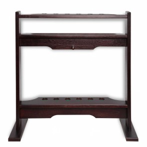 Киёвница напольная Chester для 6 киёв тёмно-коричневая