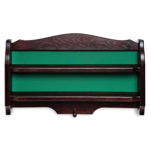 Полка для бильярдных шаров и треугольника настенная Venezia тёмно-коричневая