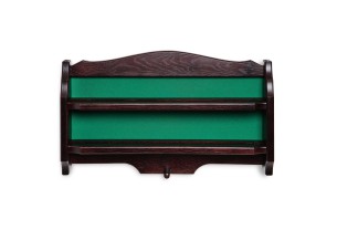 Полка для бильярдных шаров и треугольника настенная Venezia тёмно-коричневая