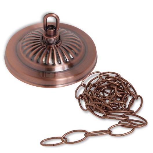 Светильник для бильярда Alison Red Bronze на 6 плафонов