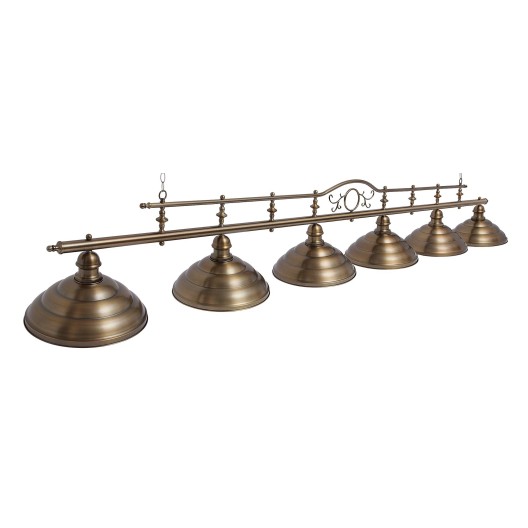 Світильник для більярду Modena Bronze Antique на 6 плафонів