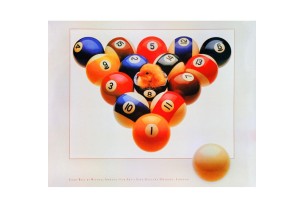 Постер для бильярда Chicken, 75x60см.