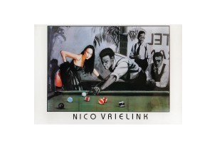 Постер для бильярда Nico Vrielink, 88x61см.